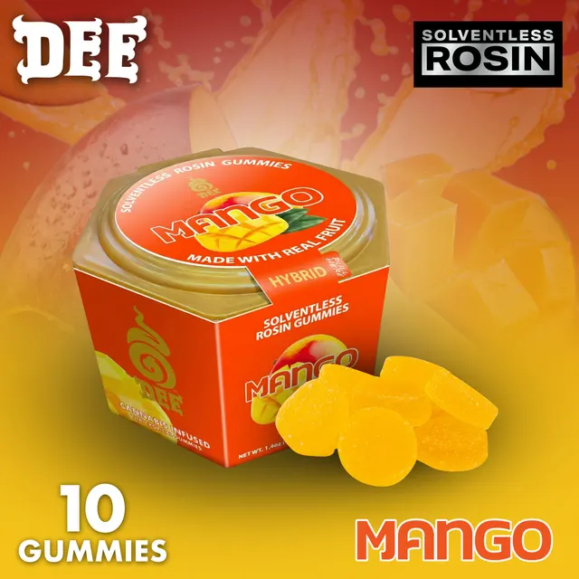 Dee - Gummies - 100mg 10pk - Bliss - Mango