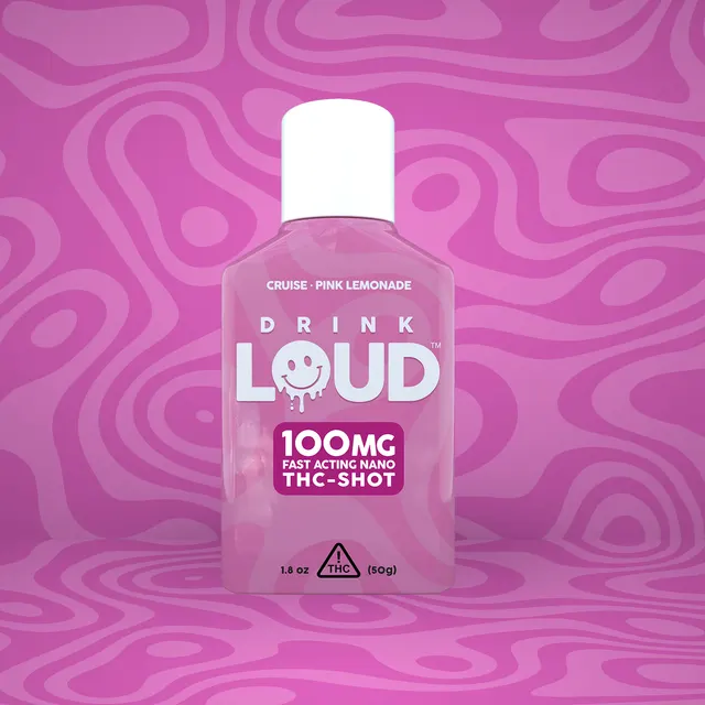 Drink Loud Pink Lemonade | Cruise (100mg THC)