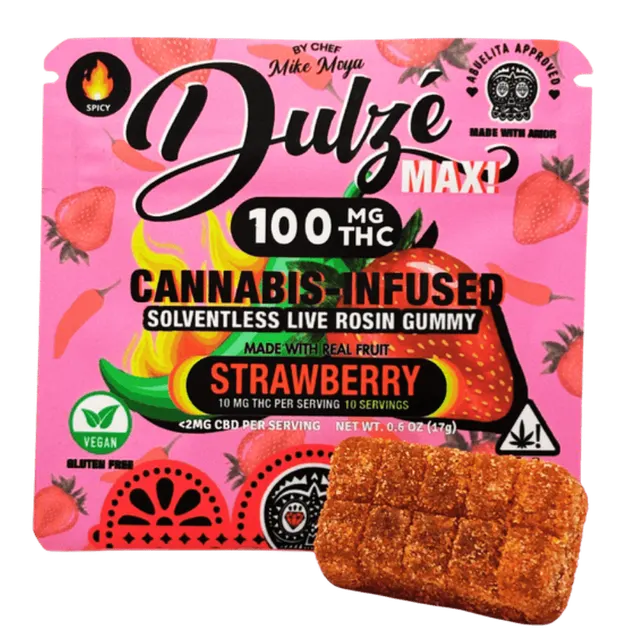 Strawberry Max | One-Piece | Live Rosin Spicy Gummy