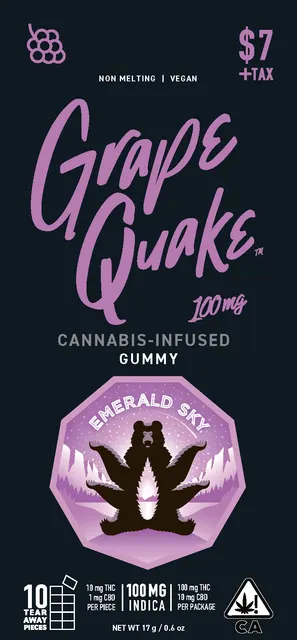 GRAPE QUAKE INDICA GUMMY - SINGLE