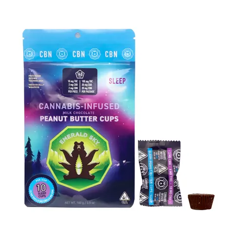SLEEP CBN PEANUT BUTTER CUPS - 10 PACK