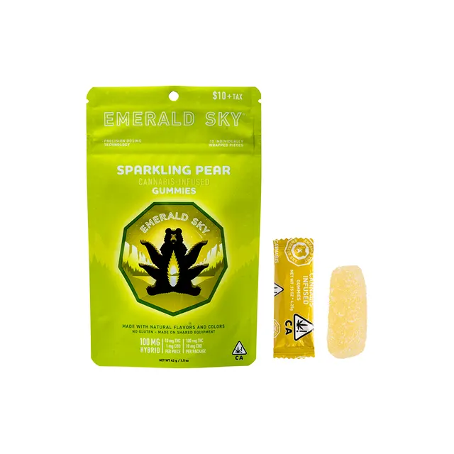 SPARKLING PEAR HYBRID GUMMIES - 10 PACK