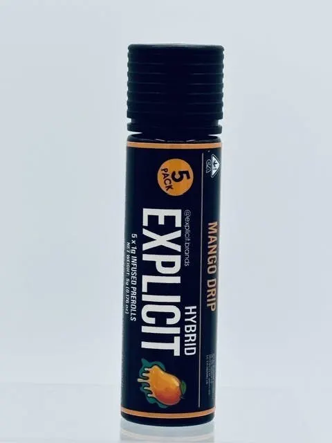Mango Drip 5pk 1g Infused Pre-roll