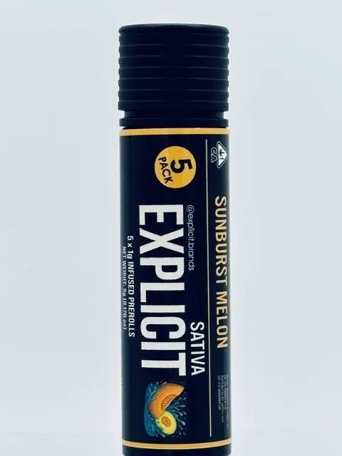 Sunburst Melon 5pk 1g Infused Pre-roll