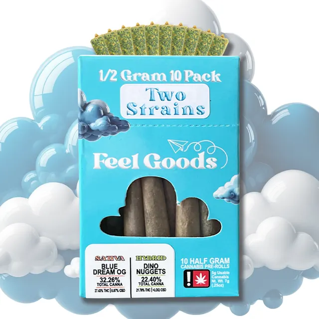 10pk Han Solo in Platinum + Timmeh - Preroll Pack - Feel Goods