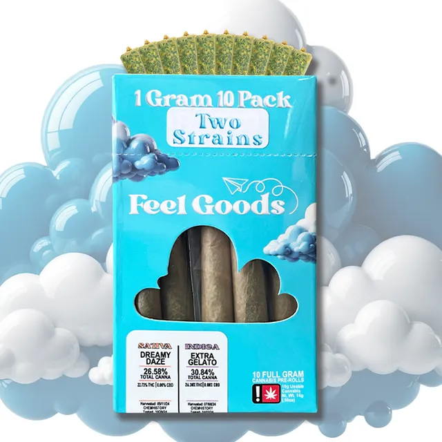 10pk Pink Lemonade + Watermelon Jealousy - Preroll Pack - Feel Goods