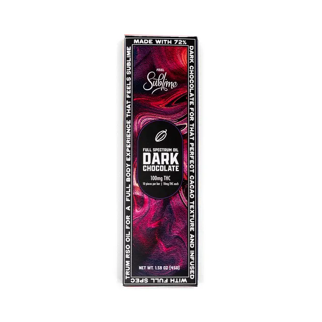 Sublime - RSO Dark Chocolate Bar (H) (100mg)