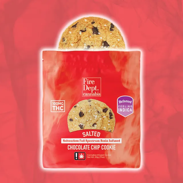 100mg Chocolate Chip Indica - Cookie - Fire Dept.