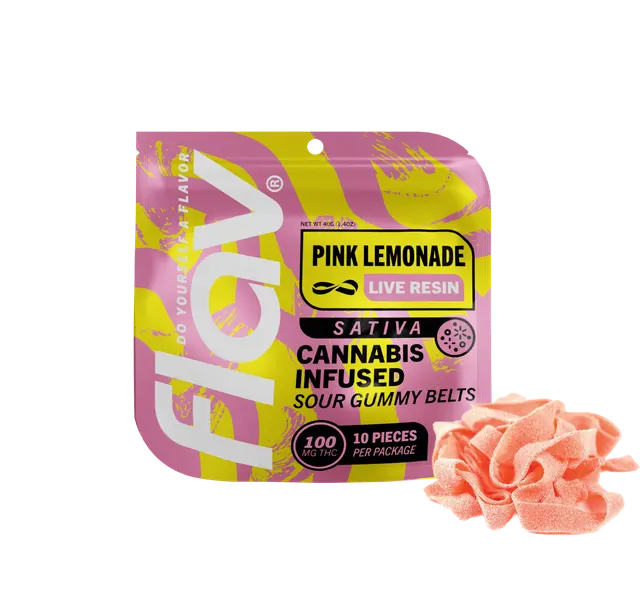 PINK LEMONADE BELTS LIVE RESIN 100MG