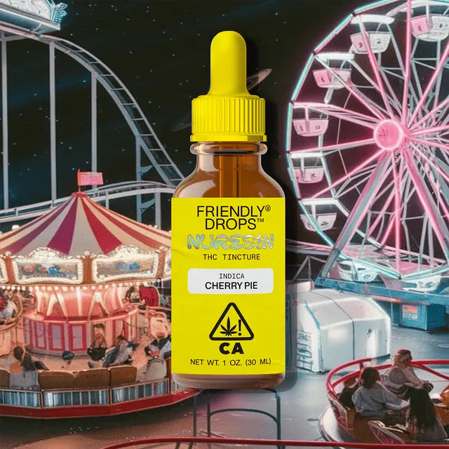 Friendly Brand - Cherry Pie - Indica - 1000mg Full Spectrum Tincture