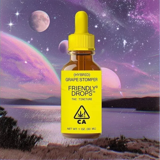 Friendly Brand | Friendly Drops | Grape Stomper | Tinctures | 1000mg | 30ml