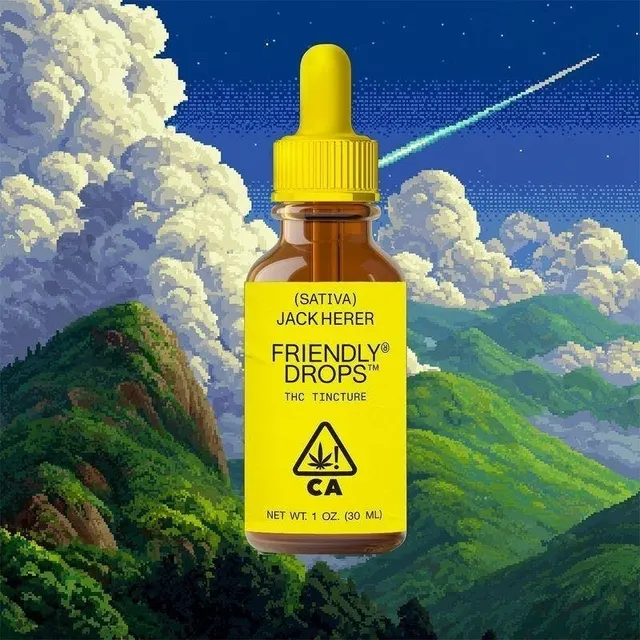 Friendly Brand | Friendly Drops | Jack Herer | Tinctures | 1082.63mg | 30ml