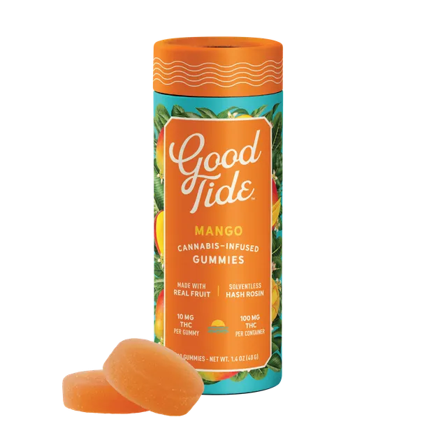 Good Tide Mango 100mg Rosin Gummies