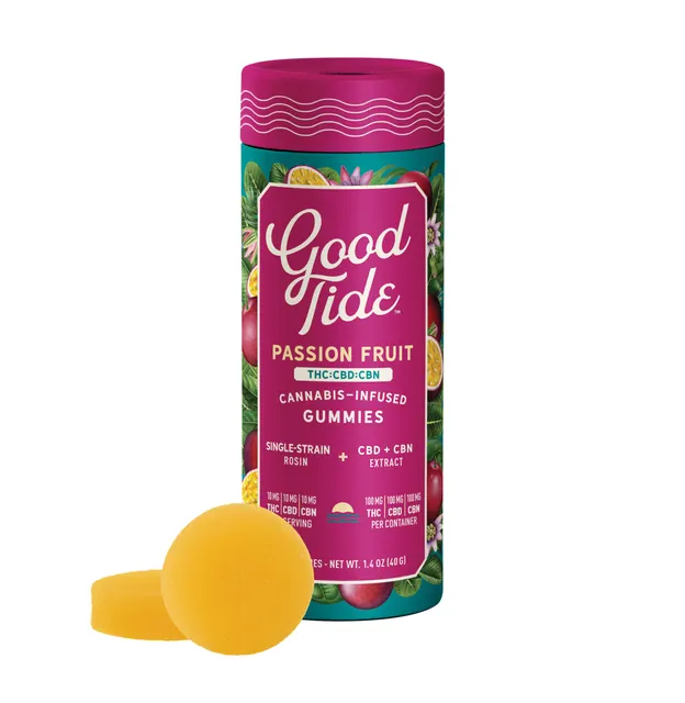 GOOD TIDE | GRAPEFRUIT 1:1:1 SATIVA ENHANCED VEGAN FRUIT GUMMIES