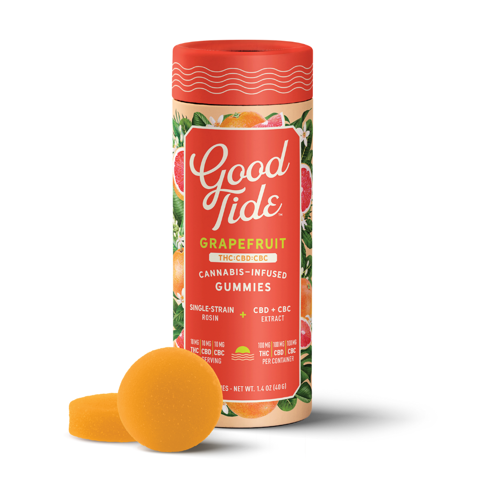 Grapefruit 1:1:1 CBD + CBC Single-Strain Rosin Gummies