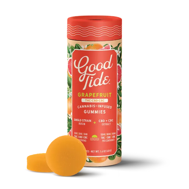 Grapefruit Solventless Hash Rosin Gummies | Blissful