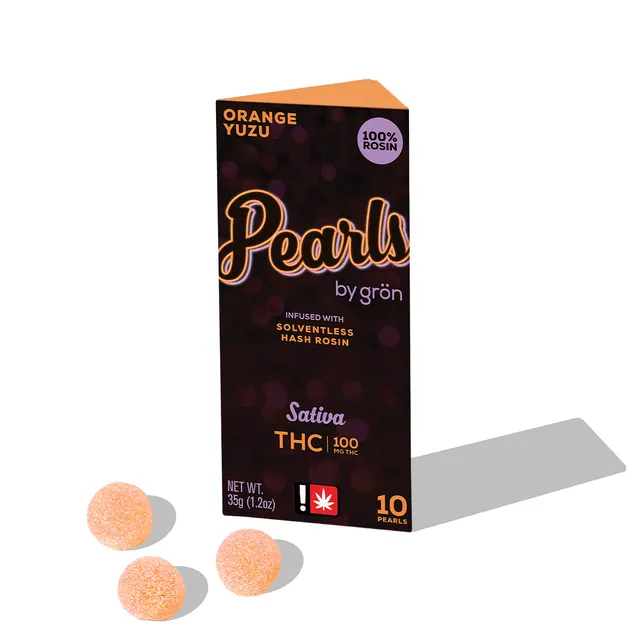Orange Yuzu Pearls Rosin - THC - Sativa