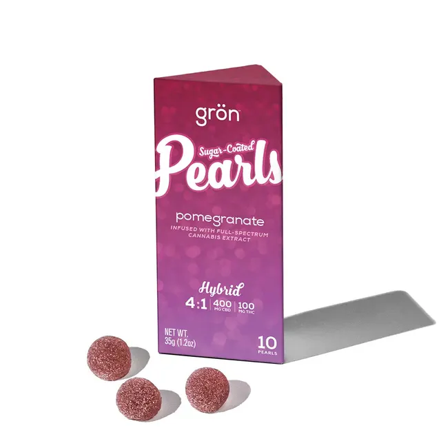 Pomegranate Pearls | 4:1 CBD:THC | 10 x 10mg