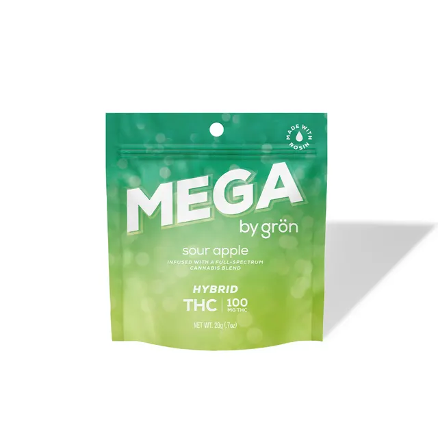 Sour Apple Mega Pearl 100mg