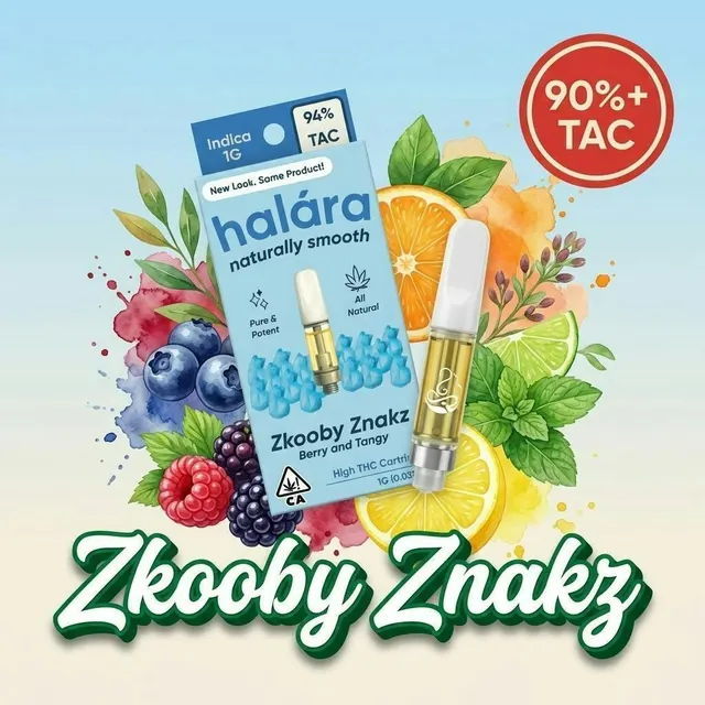 Halara | Zkooby Znakz | High THC Cartridge | 1g