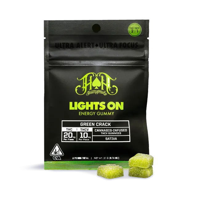 Lights On 2:1 THCV Gummies