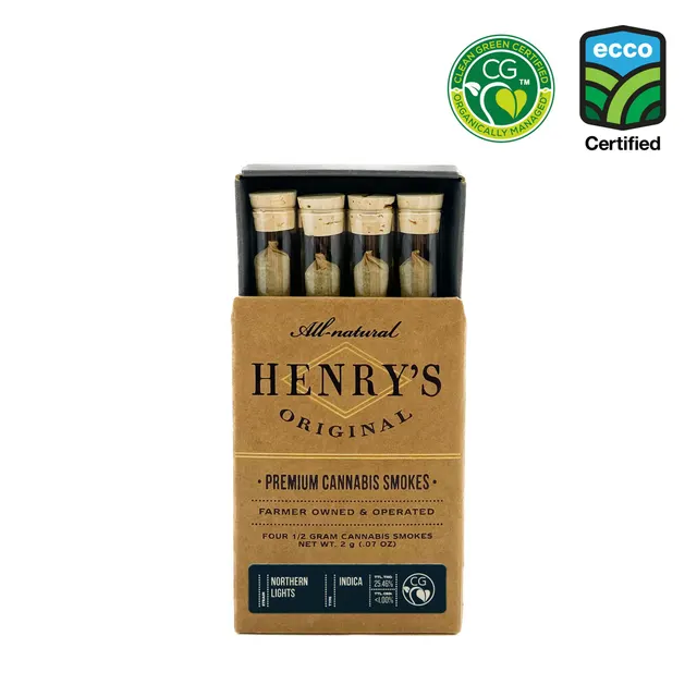 Henry's Original | Northern Lights | Joints | 0.5g each | 4pk