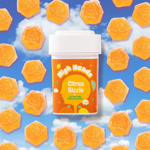 Citrus Sizzle 1:2 - Sativa 10pk (100mg THC / 200mg CBD)