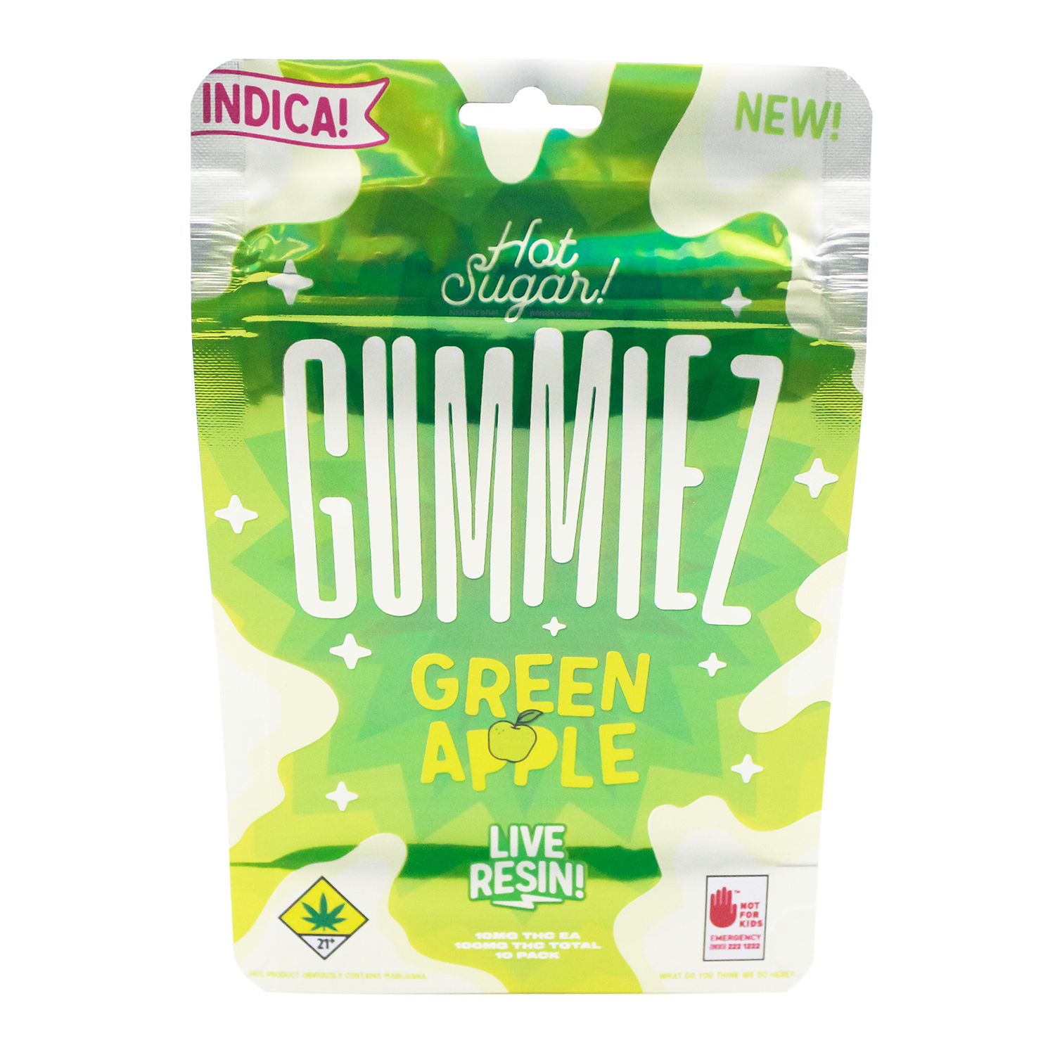 Green Apple - Indica [10pk] (100mg)