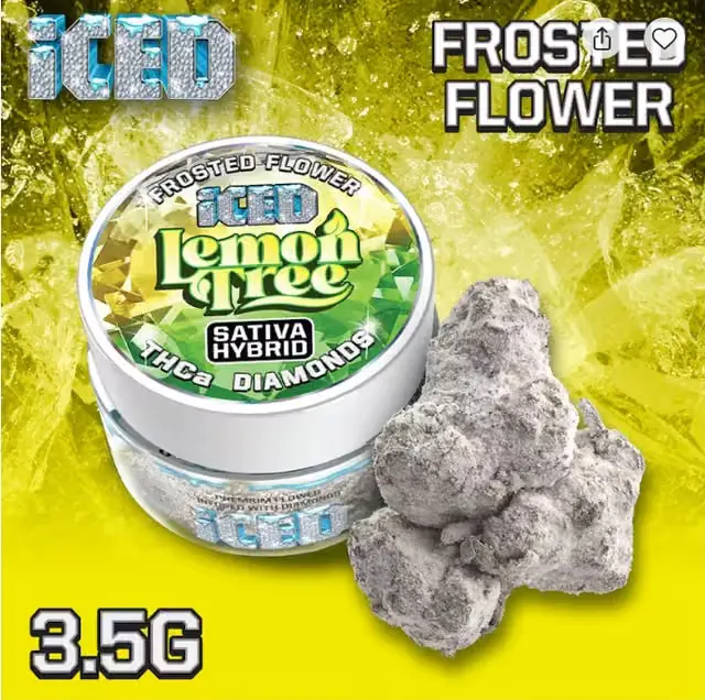 Iced - Lemon Tree - Diamonds Frosted Flower - 3.5g
