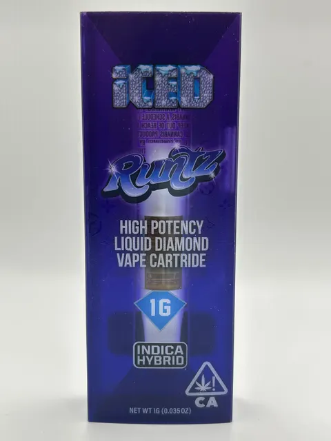 Iced Runtz Indica Hybrid Cartridge 1g