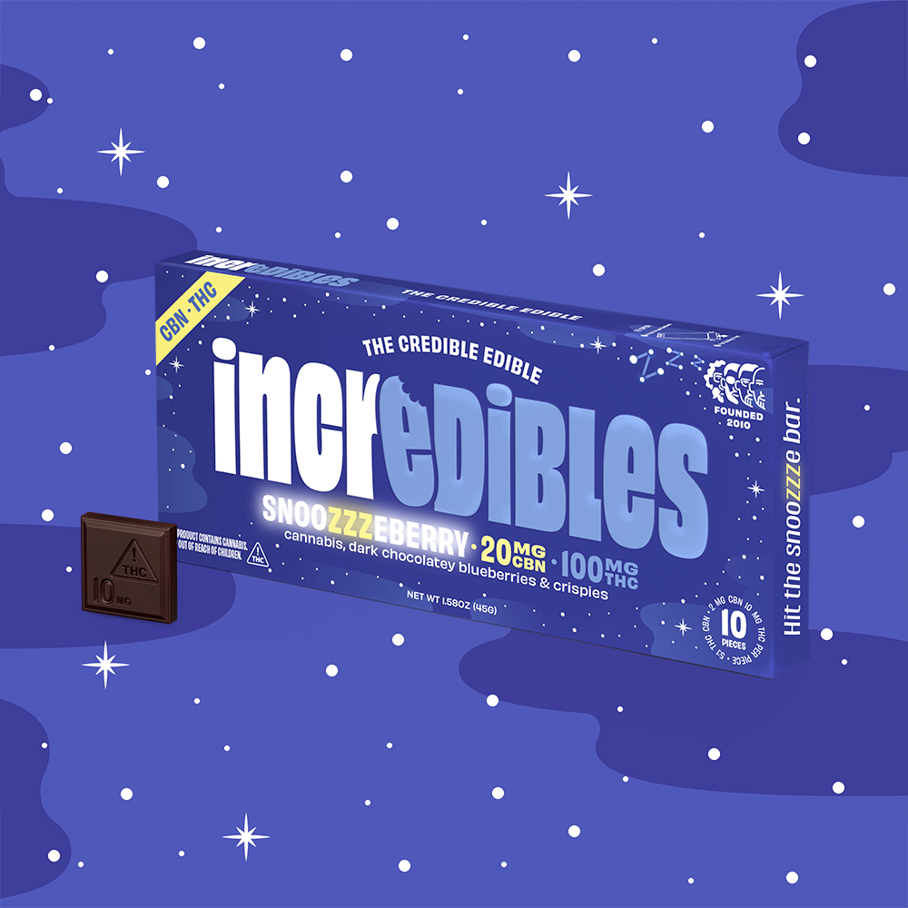 5:1 Snoozzzeberry + CBN Bar [10pk] (100mg THC/20mg CBN)