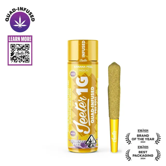 Jeeter | Banana Peel | Quad-Infused Joint | 1g