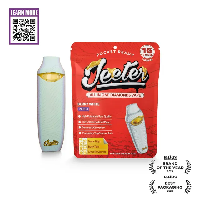 Jeeter | Berry White | Diamonds Disposable | 1g
