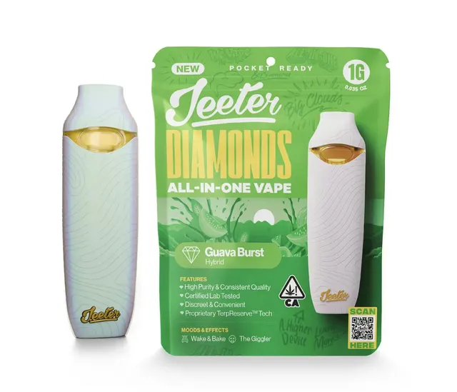 Jeeter | Guava Burst | Diamonds Disposable | 1g