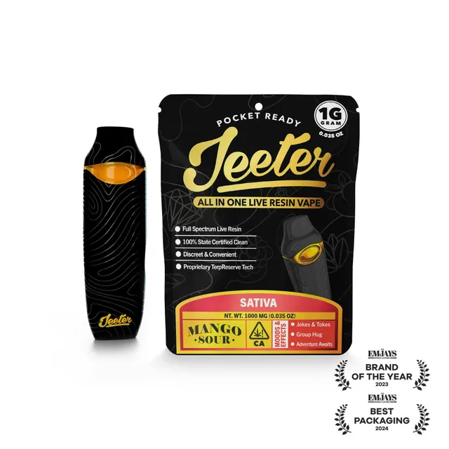 Jeeter | Mango Sour | Live Resin Disposable | 1g