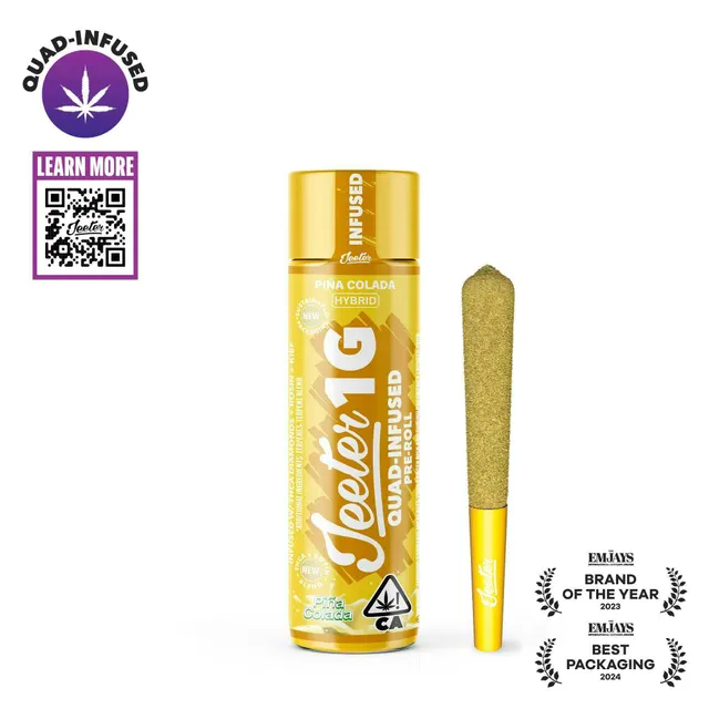 Jeeter | Pina Colada | Quad-Infused Joint | 1g