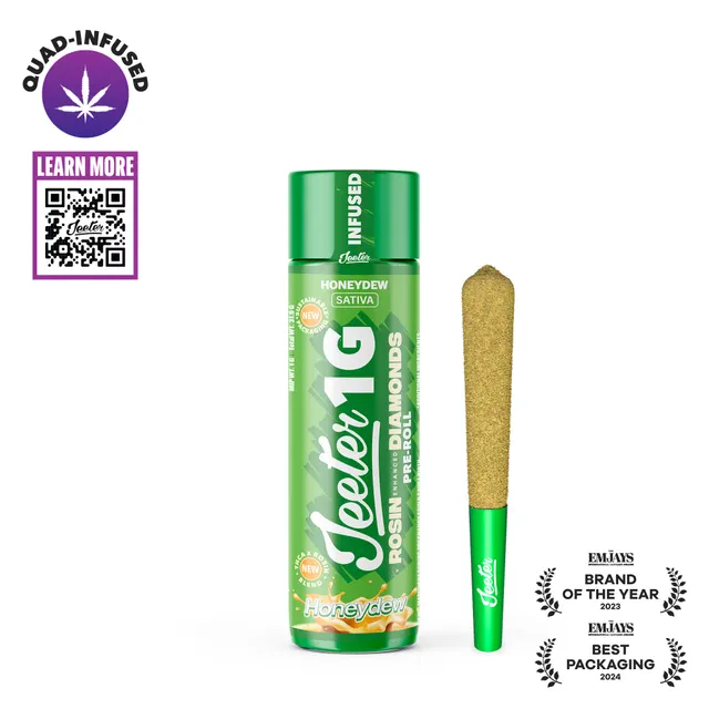 Jeeter - Quad Infused Preroll - HoneyDew (S) (1.0g)