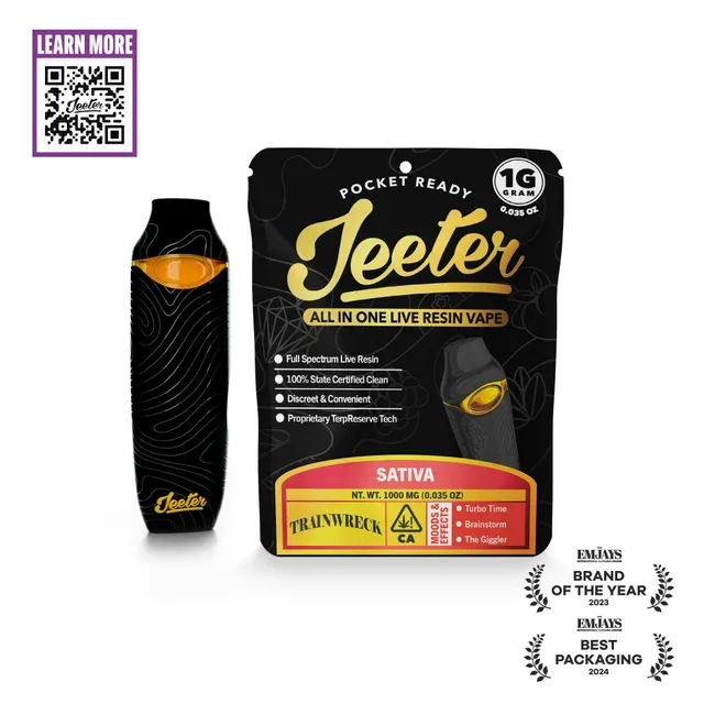 Jeeter | Trainwreck | Live Resin Disposable | 1g