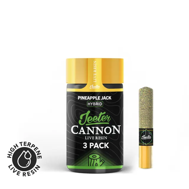 Pineapple Jack Live Resin Baby Cannons 3pk