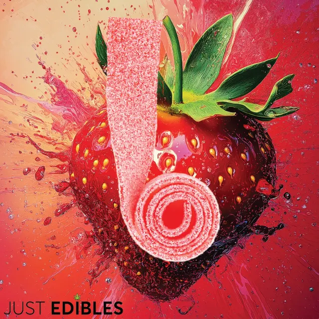 Strawberry Long Belt – (10 Servings | 100mg THC Total)