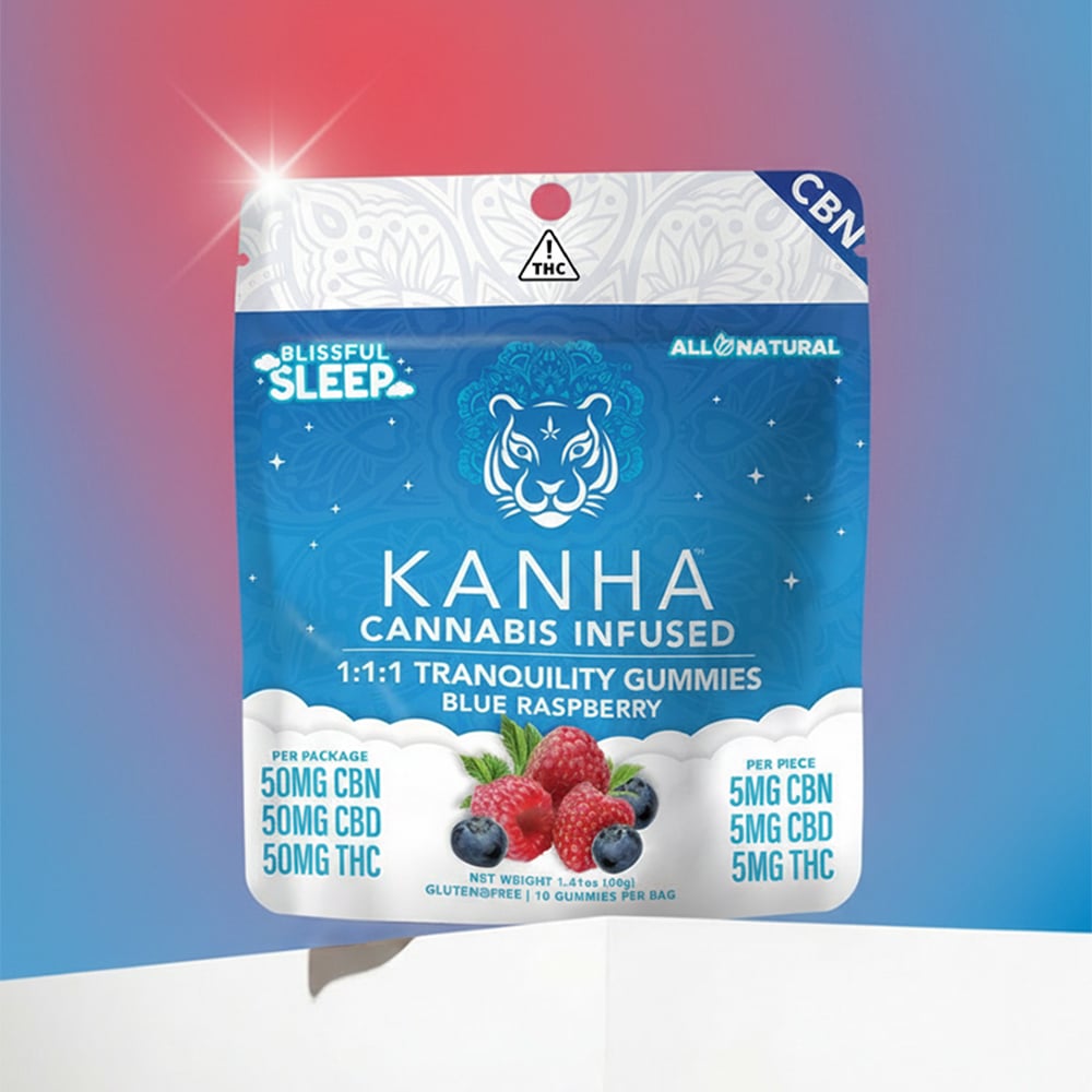 1:1:1 Sleep Tranquility (50mg CBD/50mg THC/50mg CBN) [10pk]