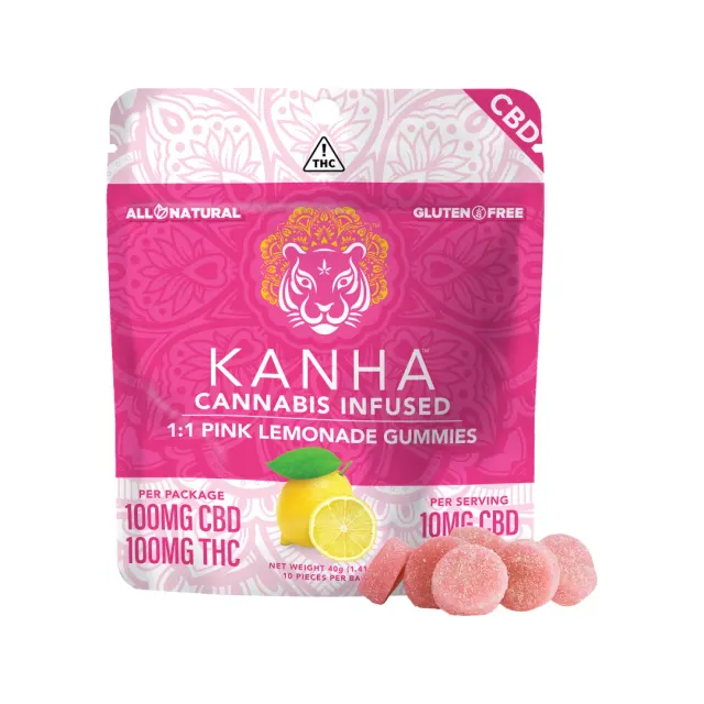1:1 Pink Lemonade [10pk] (100mg CBD/100mg THC)