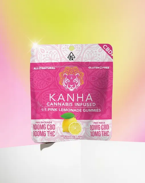 1:1 Pink Lemonade Gummies 10-pack | 100mg
