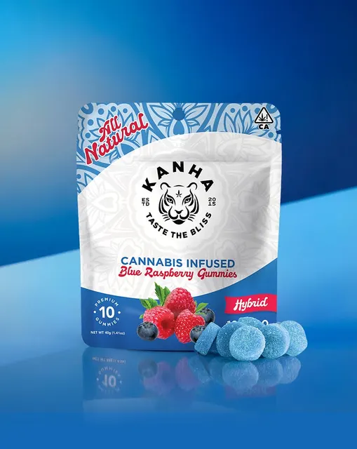 Blue Raspberry | Classic | Hybrid | 100mg THC | 10-pack