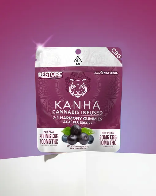 Harmony | 2:1 CBG:THC | Açaí Blueberry | 200mg CBG/100mg THC