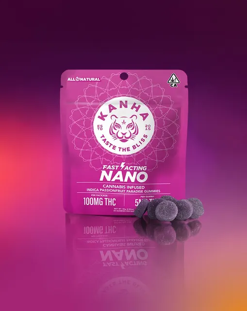 Passionfruit Paradise | NANO | Indica | 100mg THC | 20-pack