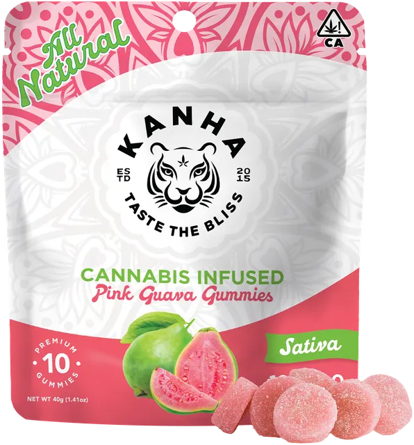 PINK GUAVA SATIVA GUMMIES - 10 PACK