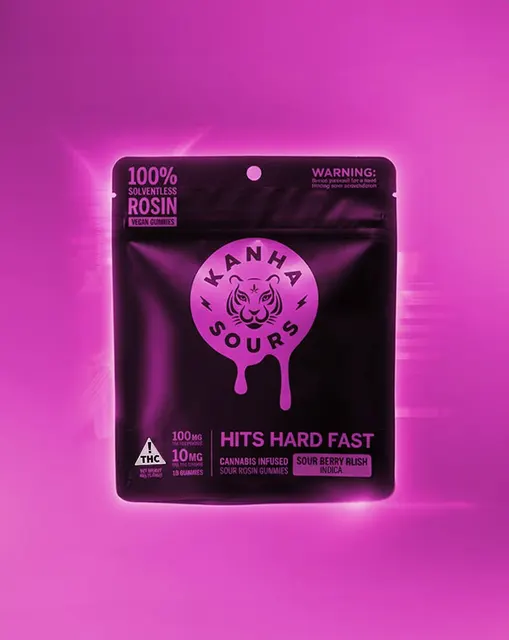 Sour Berry Bliss | Rosin Sours | Indica | 100mg THC | 10-pack