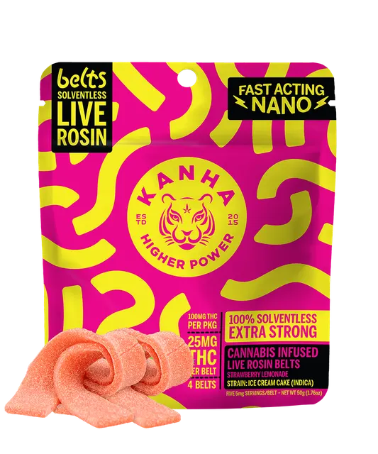 STRAWBERRY LEMONADE SOLVENTLESS LIVE ROSIN BELTS
