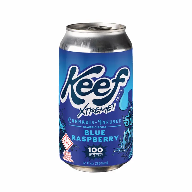 Blue Raspberry Xtreme Classic Soda 12oz